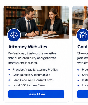 Attorney Website Packages